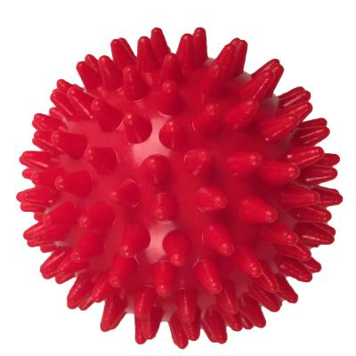 China Hot-selling Eco-friendly prickly pvc yoga foot ball step on hedgehog ball yoga ball massager for sale