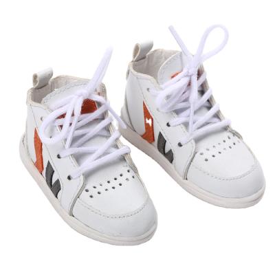 China ecological & new design handmade doll sneaker accessory for 18 inch doll white shoes for american doll and clothes for sale