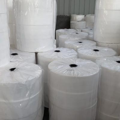 China Waterproof Plain Polyester Spunbond Nonwoven Fabric Roll Nonwoven Fabric Rolls for sale