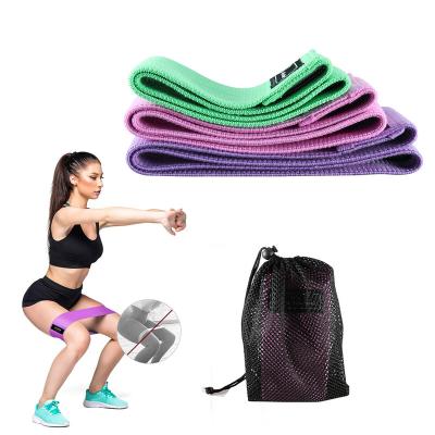 China Good Quality Durable Stretching Booty Exercise Circle Bands Hip Resistance Band Set for sale