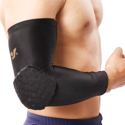 China Adjustable Elasticity Breathable Customized Protective Padded Compression Arm Sleeves Or Elbow Support For Sports for sale