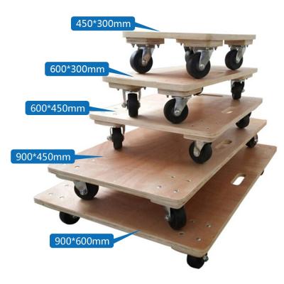 China Storage Plywood Cart with Anti-skidding EVA for sale