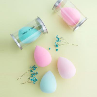 China Hot Selling Perfect New Arrivals Makeup Blending Latex Free Macaron Application Sponge Colors Facial Makeup Sponge for sale