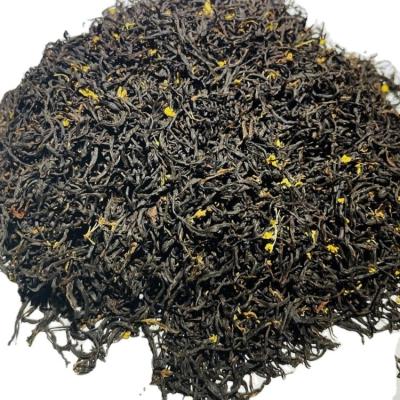 China Top Black Tea +Dried Blossom Tea Flavored Blossoming Tea Hangzhou Osmanthus Jiu Qu Hong Mei 500g Bag Handmade Packaging 100 for sale