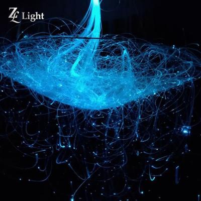 China Any Size Can Be Customized Decorative Colorful Nest Led RGB Color Changing Fiber Optic Night Lighting for sale