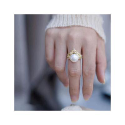 China Trendy Women's Fashion Women's Jewelry Soft Natural Freshwater 925 Sterling Silver Easy To Carry Ring Silver Ring New for sale