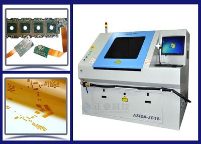 China máquina del laser Depaneling del cortador/FPC del laser 10w con la precisión que corta de 0.02m m en venta