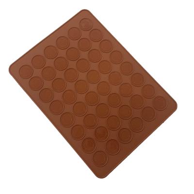 China 48 Viable Food Grade DIY Macaron Baking Mat Silicone for sale