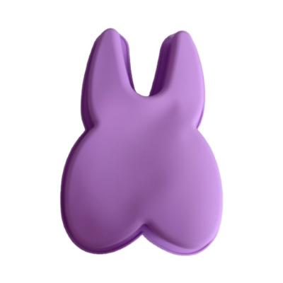 China Factory direct supply viable large size rabbit head tooth shaped cake decorating tool silicone mold for cake home use for sale