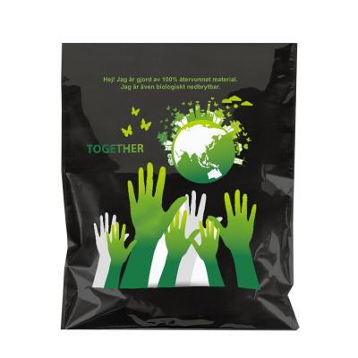 China shoes & Biodegradable Apparel Cornstarch Gifts Packaging Poly Bags Custom Ads PLA/PBAT Logo Clothes Shipping Poly Bag Mailer for sale