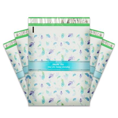 China Non-Toxic Eco-Friendly Waterproof Mailings Light Blue Poly Express Mailing Envelope Messenger Bags Poly Water Proof Plucking Mailing Bags For Clothing for sale