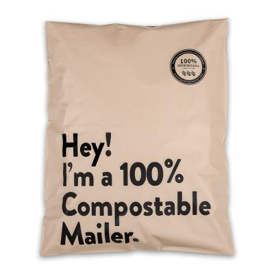 China shoes & Compostable Clothing 100% Purple Apricot White Pink Mailers Opaque 70 Micron Mailing Bags Eco Friendly Packaging Envelopes for sale