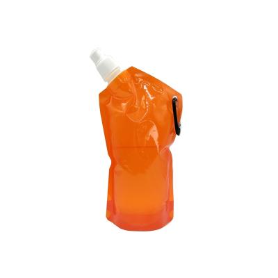 China Customized Size 10 Liter Clear Biodegradable Stand Up Moisture Proof Plastic Pouch Pouch For Cold Liquid Drink Carry Spout Pouch Bag for sale