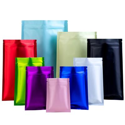 China Low MOQ Moisture Proof Printing Customization Food Packaging Pouch With Matte Or Glossy Finish Mylar Design Zipper Aluminum Foil Plastic Bag for sale