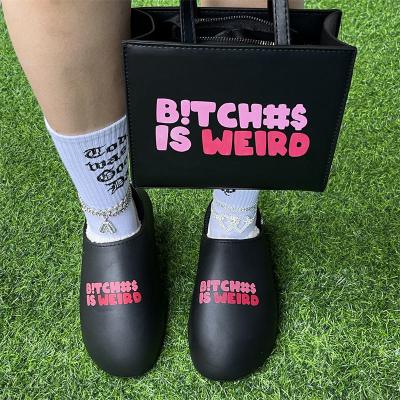 China Other 2023 Designer Hand Bags Women Handbags Ladies Shoulder Tote Bags Luxury Purses And Shoes Sets Bitches Is Weird for sale