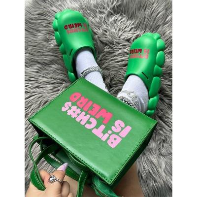 China 2023 fashion trend summer females is strange shoes sandals ladies wholesale house EVA Slides Slippers For Women customs office for sale