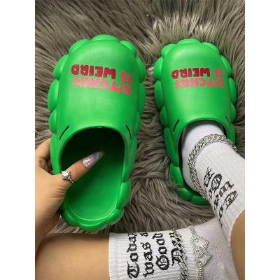 China Fashion trend fashion slips indoor home EVA Ladies Shoes slippers and sandals unisex females is strange slippers for women for sale