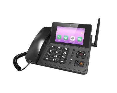 China Networking 4G LTE Smart Android 5 Inch Touch Screen Phone With Wifi For Home Office Video Cordless Phone for sale