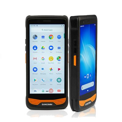 China Android SUNCOMM SC200 4G GPS Biometric Fingerprint NFC RFID Reader PDAs Rugged 5.5