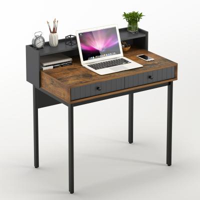 China Cooling Multifunction MDF Computer Desk With Drawers And Shelf For Home Office Use for sale