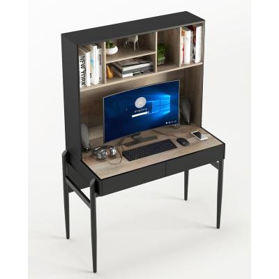 China Cooling Modern Multifunction MDF Computer Desk With Drawers And Shelf For Home Office Use for sale