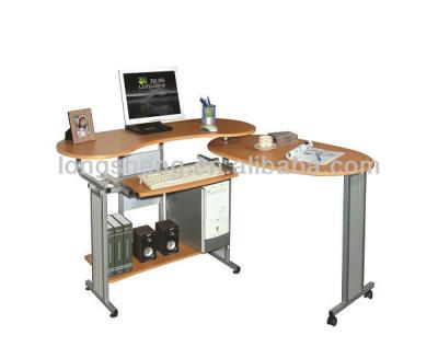 China Wooden Rotating Computer Table PC Desktop Pictures for sale