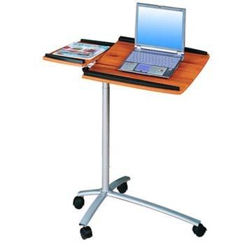 China PANEL Wood Height Adjustable Multi Laptop Stand On Wheels for sale