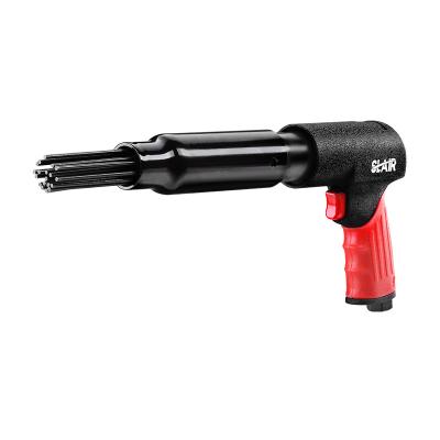 China Pistol Grip Rust Slag Corrosion Remover Deburr Pneumatic Air Needle Scaler Tool XX588 for sale