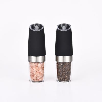 China Viable Unique Design Salt and Pepper Grinder Electric Electronic Mill Battery Operated Stainless Steel Grinder for sale