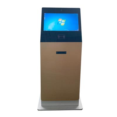 China SDK Custom Color 21.5 Inch Printer Information Payment Gold Kiosk for sale