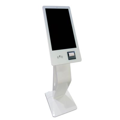 China Factory Direct Selling 21.5Inch Indoor Touch LCD Display Vertical Screen Kiosks With Printer For Restaurant for sale