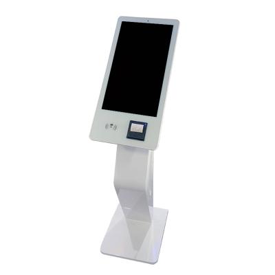 China Indoor Self Service 21.5 Inch Touch Screen Indoor Kiosks Order Machine With Printer For Restaurants for sale