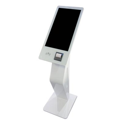 China New Arrival 21.5Inch Indoor Android Touch Screen Kiosks With Printer Work For Shopping Mall And Hotel for sale