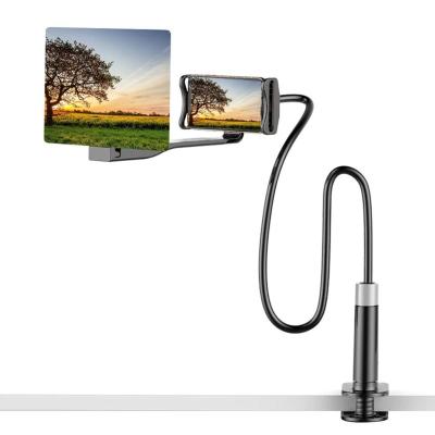 China Applicable to all models 8/12 inch Mobile Phone High Definition Adjustable Flexible Projection Bracket All Angles Phone Tablet Holder Screen Magnifier for sale