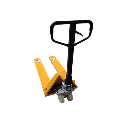 China 3000kg steel hydraulic hand pallet truck hand forklifts pallet truck with low price for sale