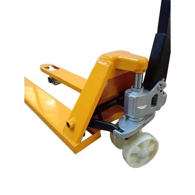 China Steel 3.0 Ton Hand Pallet Truck with Cast Iron Full-Sealed Pump for sale