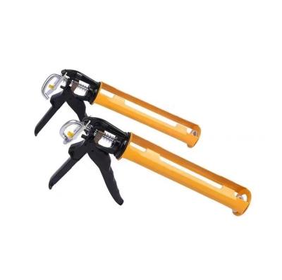 China Steel and Aluminum Alloy Caulking Gun Drop Stop Rotating Caulk Gun with 9