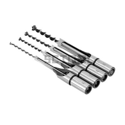 China 6pcs Plywood Wood Drill Bits For Square Hole 4pcs Wood Drill Set Mortising Chisels Bit Hole Saws For 6 To 15mm Wood Drill Bit Set for sale