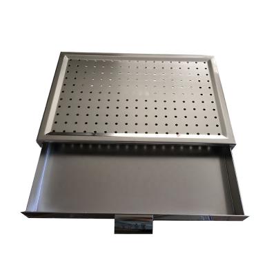 China Drip Tray 304 Stainless Steel Beer Drip Tray and Coffee Drip Tray Customized Logo Metal Plate for sale