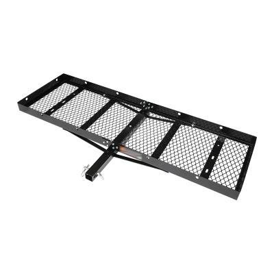 China Duarable Folding Trailer Cargo Carrier Bike Rack Vehicle Cargo Carriers Hitch Mount Adaptable Fit 2