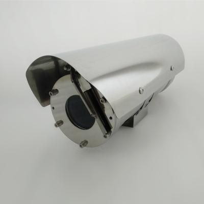 China Explosion Proof Gas Zone 1 ATEX Flame Proof Stainless Steel Camera Housing With Wiper for sale