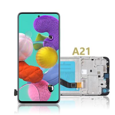 China high brightness & Samsung Galaxy A21 A215 LCD Touch Screen High Saturation Wholesale Price For Samsung Galaxy LCD Digitizer for sale