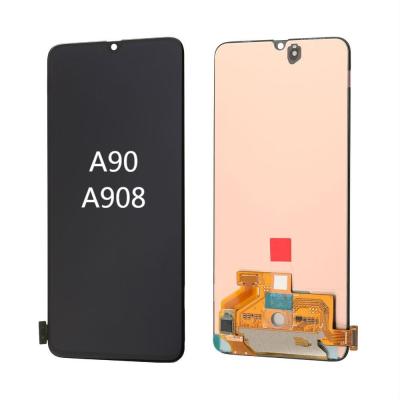 China high brightness & High Saturation New For Samsung Galaxy A90 A908 LCD Display Touch Screen Digitizer Assembly For Samsung A90 LCD for sale