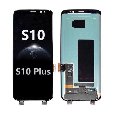 China high brightness & Hot High Saturation OEM OLED Screen For Samsung S10 S10 Plus For Samsung Galaxy S10 LCD Display Screen Replacement for sale