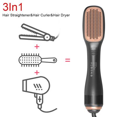 China ionic brush hair dryer hotel denam hair straightener brush pakistan straitening brush for sale