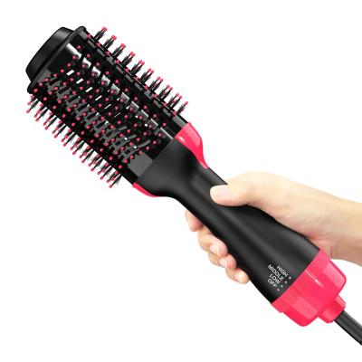 China 110v 220v Electronic Hair Brush Wave Straightener Brush Hair Care Ionic Electronic Hair Straightening Brush Comb Drier for sale