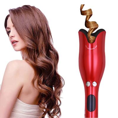 China Safety Easy Quick Curls Hair Curlers Plastic Automatic Rotating Spiral Hair Roller for sale