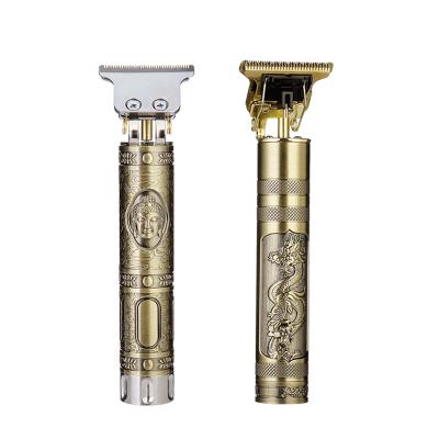 China Professional Rechargeable Car Dragon Phoenix Buddha Head Hair Trimmer R Blade Trimmer Haircut Set Cordless T9 Trimmer for sale