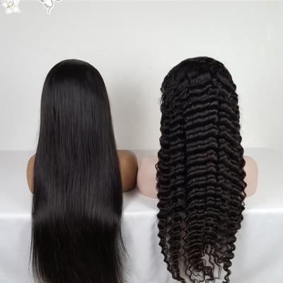 China Straight Human Hair Wigs 100% Lace Frontal Hair Band Wig Virgin Hair for sale