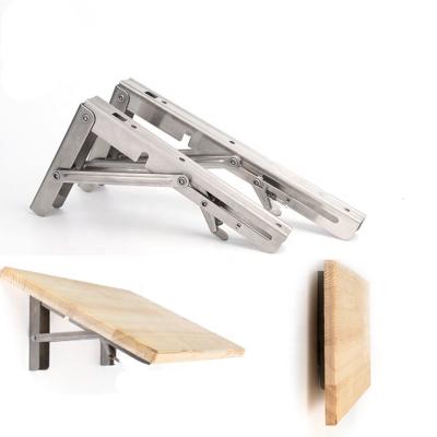 China Modern Heavy Duty Floating Shelves Hardware Metal Triangle Folding Shelf Bracket Support for sale